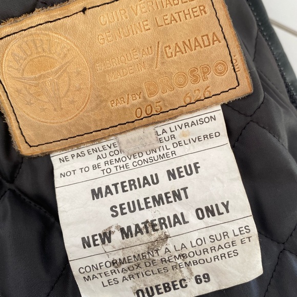 Genuine Taurus leather jacket in black, women’s size 2-4 - Picture 5 of 10